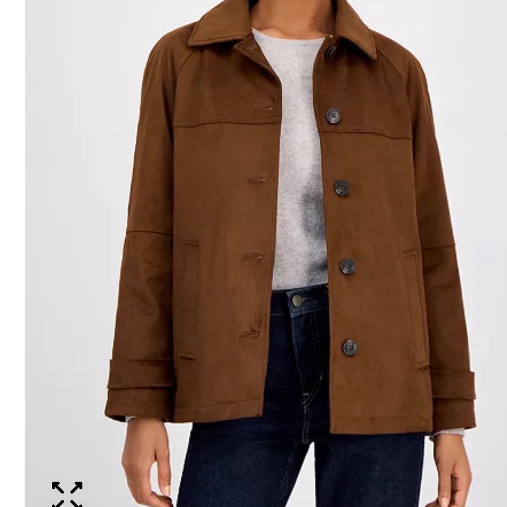 Michael Kors Brown Utility Jacket